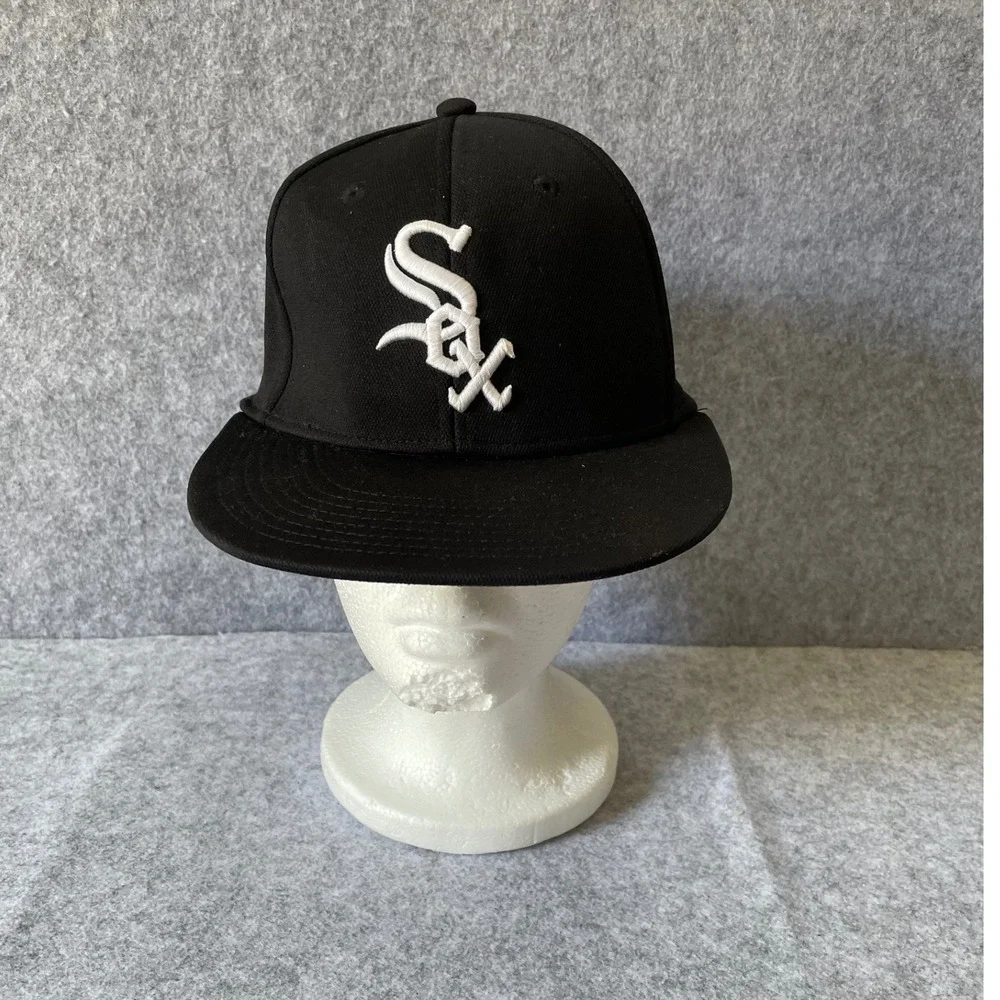 OC Sports 2020 Chicago White Sox MLB Cap Black A-Flex Stretch Fit Cap S/M Q3 Eco